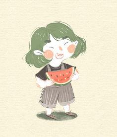 吃瓜女孩故事,吃瓜女孩的奇幻冒险之旅